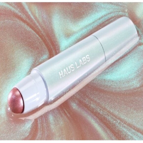 NIB ✅ Haus Labs #GLASSY CHAMPAGNE QUARTZ Bio-Radiant Glassy Highlighter Balm ⭐ - Picture 10 of 10